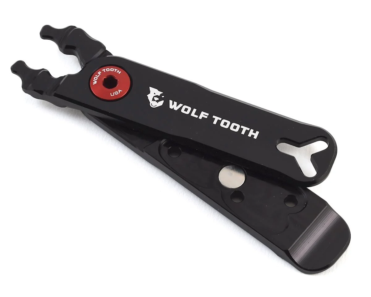 Wolf Tooth Components Master Link Combo Pliers (Black/Red Bolt)